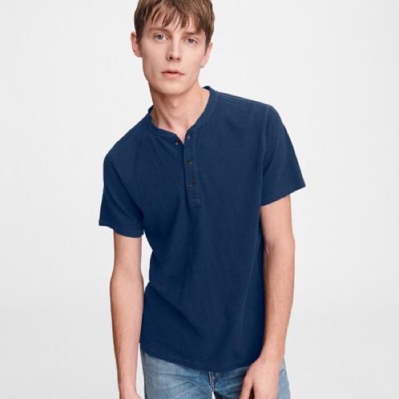 rag & bone Other - Rag & Bone Classic Fit Cotton Henley Shirt